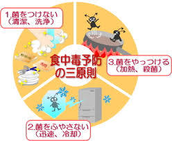 食中毒の予防三原則は 付けない 増やさない やっつける カチトラログ