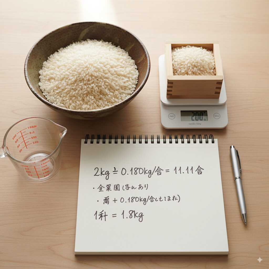 餅米2キロは何合 (3)
