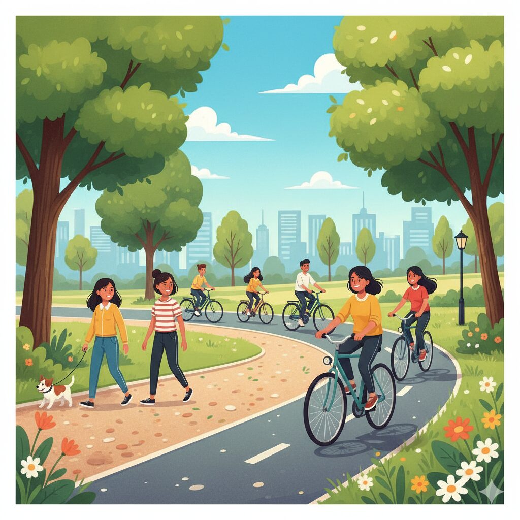歩き 1時間 自転車 (6)