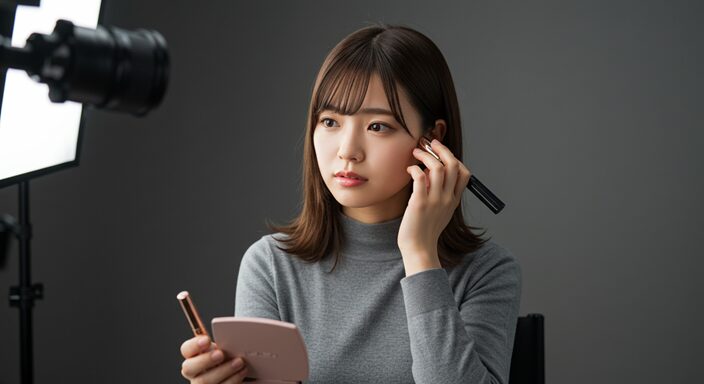 免許証 写真 服装 グレー (3)