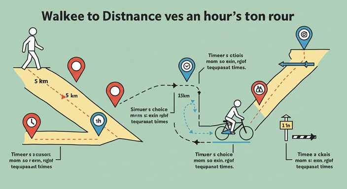 歩き 1時間 自転車 (4)