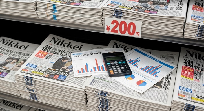 日経新聞値段 コンビニ (1)