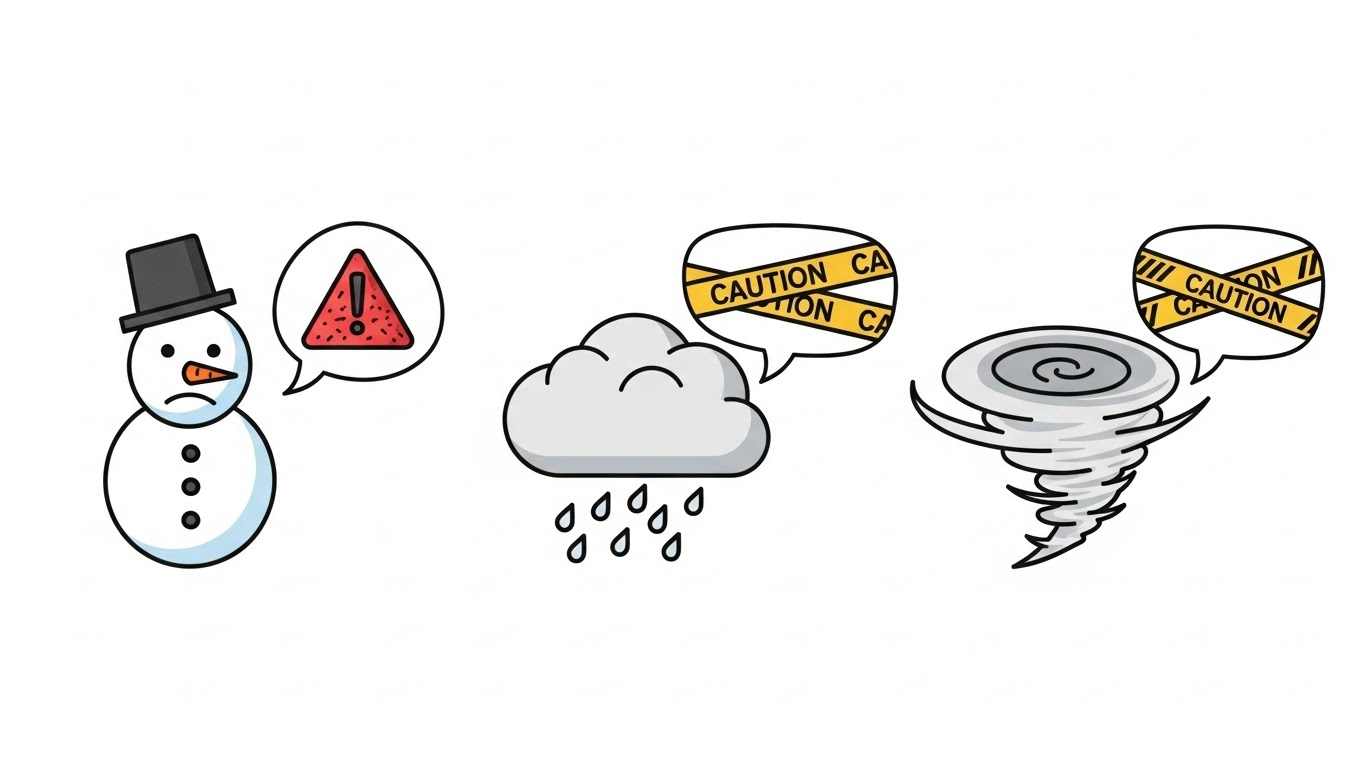 天候 気遣うメール 雪 (2)