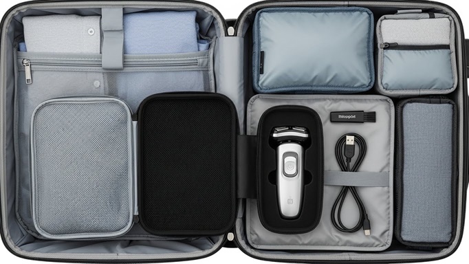 電動シェーバー 飛行機 スーツケース (5)