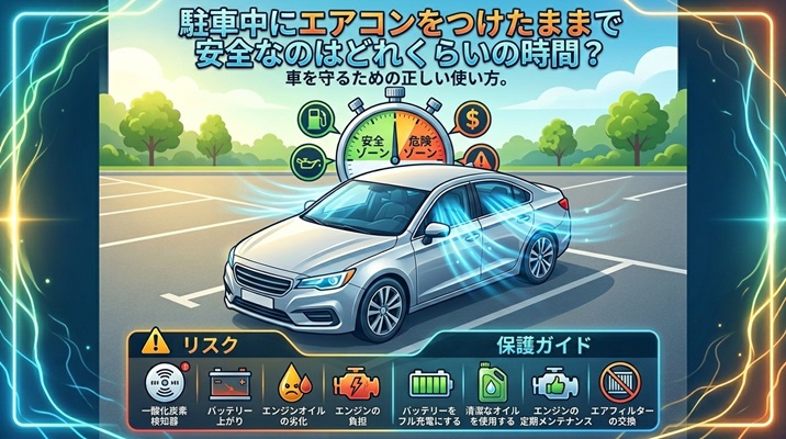 車 エンジンかけっぱなし 何時間 エアコン